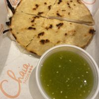 Simple Vegan Cheese Quesadilla - Skip or Order with More Ingredients (Like Mushroom)  at Chaia - Chinatown in Washington