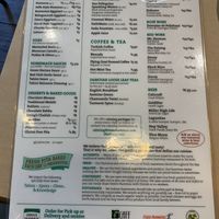 Menu at Oren's Hummus in San Francisco