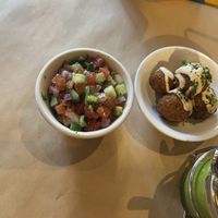   at Oren's Hummus in San Francisco