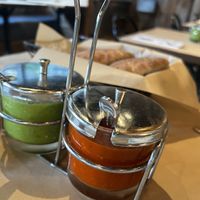   at Oren's Hummus in San Francisco