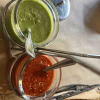   at Oren's Hummus in San Francisco