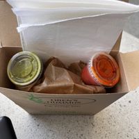   at Oren's Hummus in San Francisco