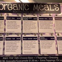 In-store menu for “Naked Lunch”.   at MOM's Organic Market - Upper Rock Cr in Rockville