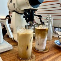 Coffee with coconut milk or oat milk  at The Ais in Penang