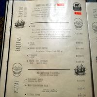 Menu pg 2 at AMbar in Cozumel