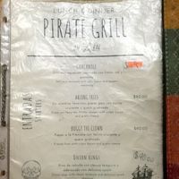 Menu pg 4 at AMbar in Cozumel