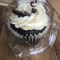 Vegan chocolate cupcake  at Modern Bread & Bagel in New York City