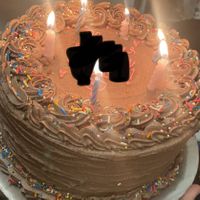 Preordered vegan chocolates cake   at Modern Bread & Bagel in New York City