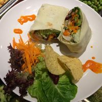 Customise own wrap  at Green Bowl in Kuala Lumpur