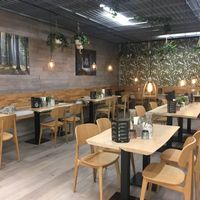 Interior of the ”vegan side” at Classic & Vegan in Helsinki