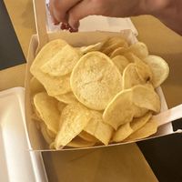 This dish was labelled as home made potatoes “alla mamma". Instead we got oily dry crisps  at Tipiko in Agrigento