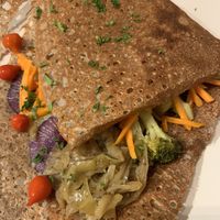 Galette végétale  #Veganuary at La Crêperie Sarra'Zen in Vannes