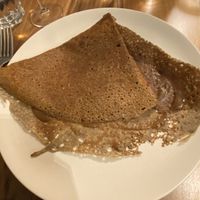 Crêpe au blé noir à la crème de marrons   at La Crêperie Sarra'Zen in Vannes