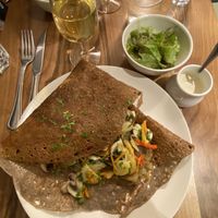 Galette végétale   at La Crêperie Sarra'Zen in Vannes