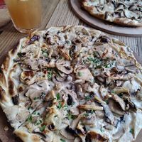 Vegan Flammkuchen at L'Alsacien in Paris