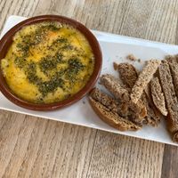 Papalone  (cheese / potato) at CReeA in Tarragona