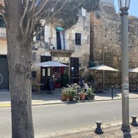The restaurant and little terrace.  at CReeA in Tarragona