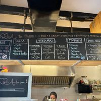 This is the lunch menu. at CReeA in Tarragona