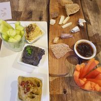 Veg plate at CReeA in Tarragona