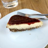Raw vegan cake at CReeA in Tarragona