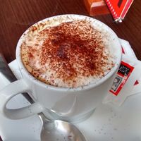 Cappuccino at B12 in Girona