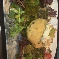 Chickpea and seaweed fritter  at B12 in Girona