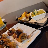 Tasty croquettes at B12 in Girona