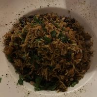 Butternut squash biryani at The Olive Tree in Castlebar