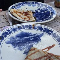 Pancakes with Dutch syrup (€7.50 each) at Oudt Leyden in Leiden