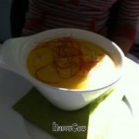 pumpkin soup at La Mano Verde in Berlin