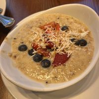Vegan oatmeal with quinoa and berries   at Miss Shirley's in Baltimore