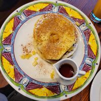 Gluten free vegan pancakes with pineapple at Miss Shirley's in Baltimore
