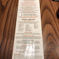Vegan menu at Miss Shirley's in Baltimore