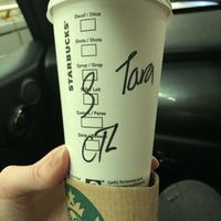 My fav chai tea latte with soya milk 💚 at Starbucks in Folkestone