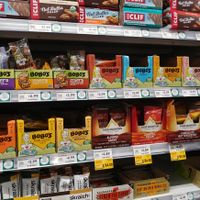 Vegan protein bars items next to supplements at Whole Foods Market in El Paso