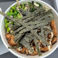 Poke con straccetti vegani  at I Love Poké in Milan