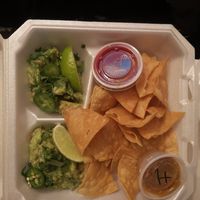 Guacamole and chips at Little Frida's Taco Shop in Northfield