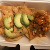 Vegan Chilaquiles at Little Frida's Taco Shop in Northfield