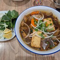 Bun Bo Hue/Lemongrass noodle soup $20: sadly nothing like a BBH, no lemongrass flavour, no spice, just a savoury noodle soup, sad, as it looked so promising at Khoi in Marrickville