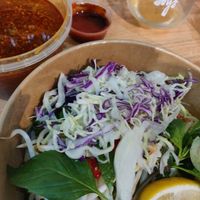 36 Pho 😍 (Vegan lemongrass noodle soup bun bo  hue chay) with best mock meat og my life at Khoi in Marrickville