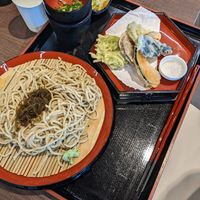 Cold soba and tempura at OKA - Don Buri Nantoya - T4F in Naha