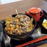Tempura rice set at OKA - Don Buri Nantoya - T4F in Naha