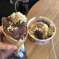Vegan waffle cone 🥰  at Yo-Chi in Balaclava