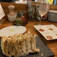 Vegan gyoza 12 piece at Champagne & Gyoza Bar - TOKYO EBISU in Tokyo