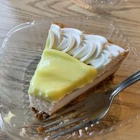 Key lime cheesecake at Eden Vegan Cafe in Scranton