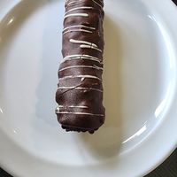 Chocolate covered cannoli at Eden Vegan Cafe in Scranton
