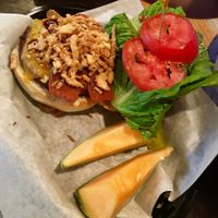 Wild Wild West Burger at Eden Vegan Cafe in Scranton