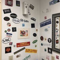 The john ❤️ at Eden Vegan Cafe in Scranton