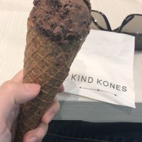 Salted chocolate chip, nice and creamy at Kind Kones - Forum in Central Singapore