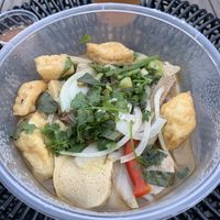 Pho Vegie and Iced Tea  at Chez Yu in Paris